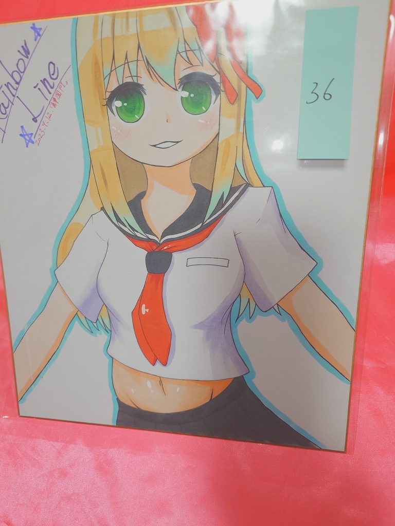 オリキャラ色紙