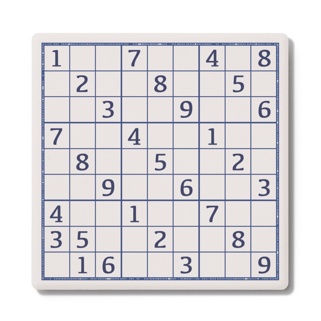 ナンプレ(数独)コースター /英数字