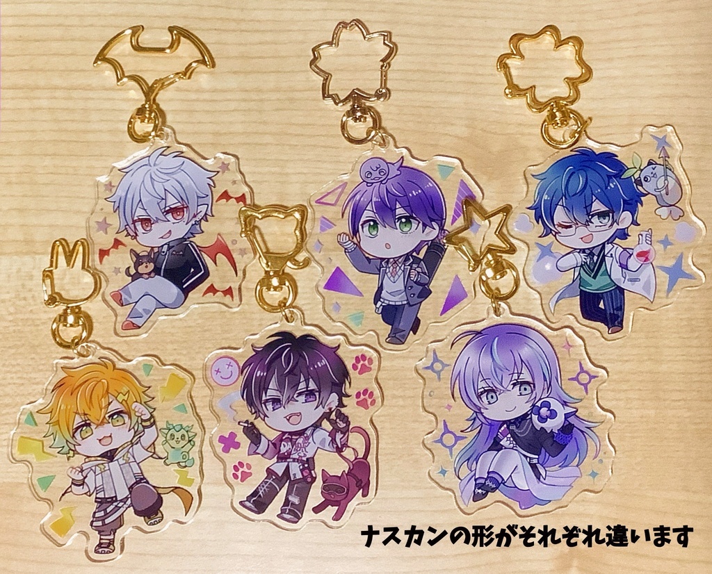 【非公式】にじさんじアクリルキーホルダー