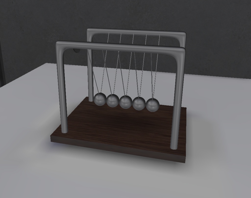 【VRChatワールド用】ニュートンのゆりかご