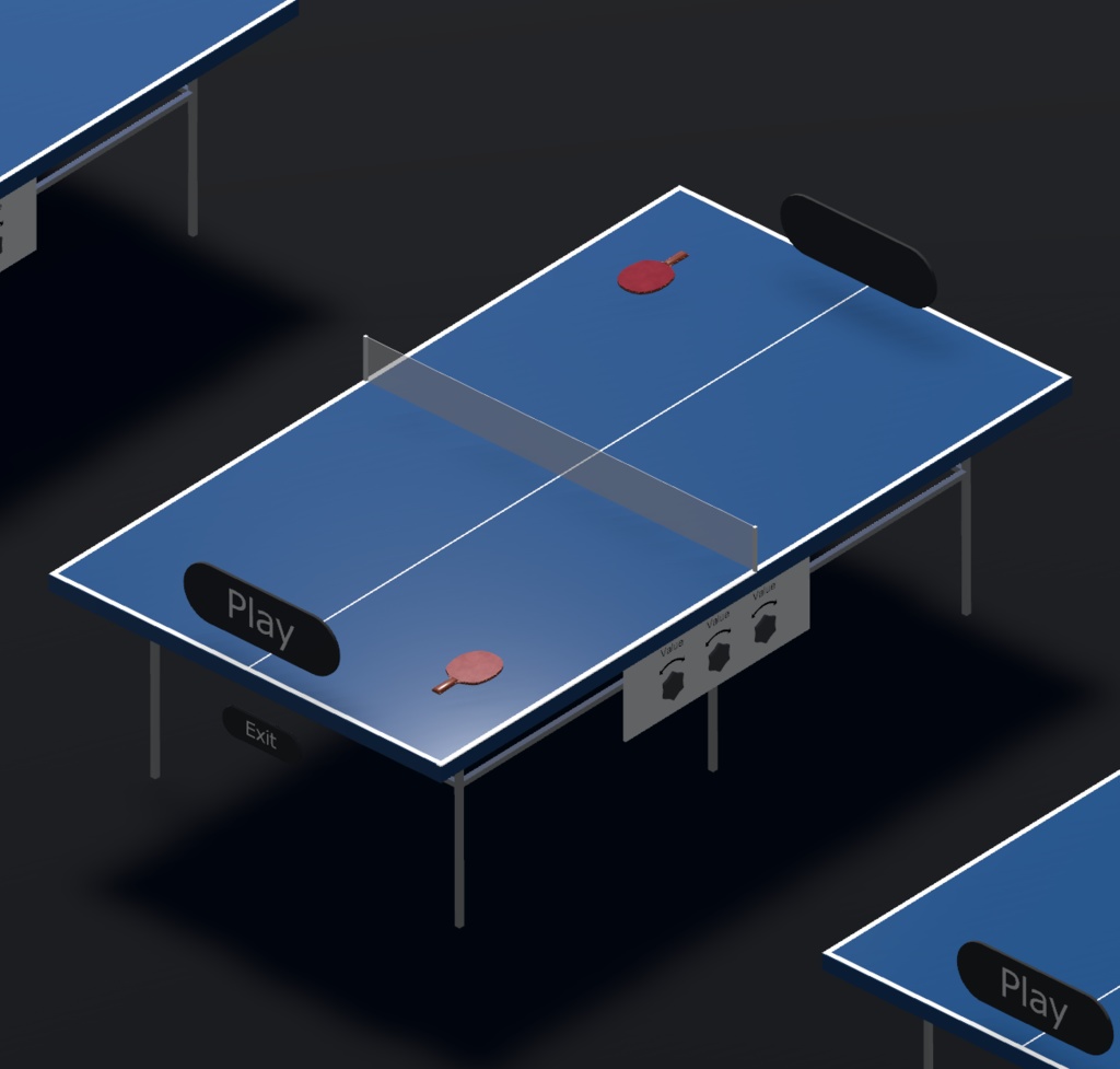 【VRChatワールド用】卓球ギミック