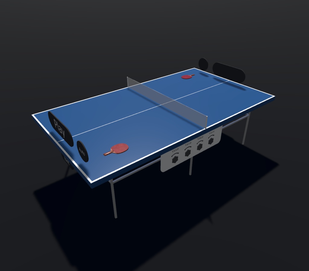 【VRChatワールド用】卓球ギミック