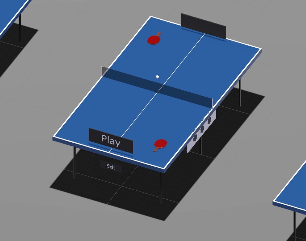 【VRChatワールド用】卓球台