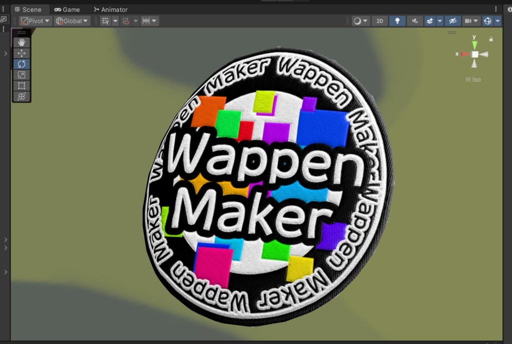 【VRChat アバター想定】WappenMaker ワッペンメーカー