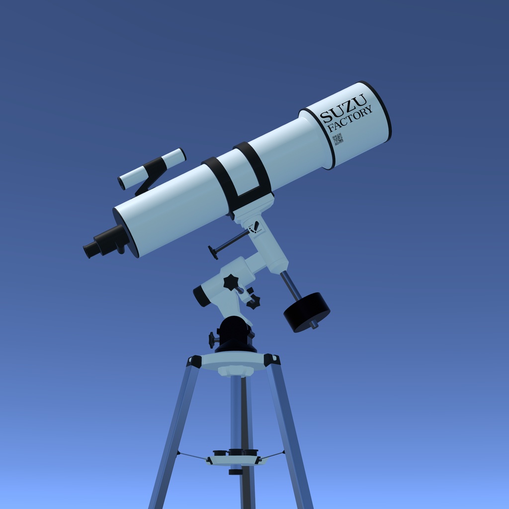 【VRChatワールド用】望遠鏡 Telescope SZT80-E