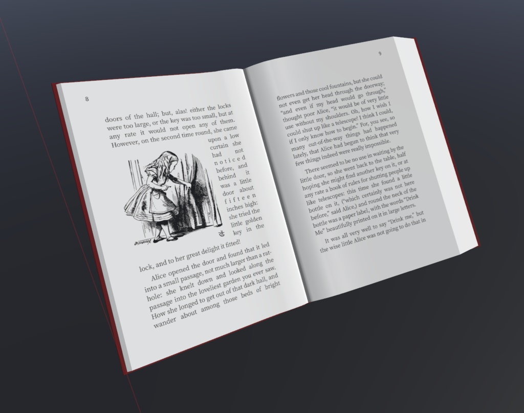 【VRChatワールド用】Alice’s Adventures in Wonderland / 不思議の国のアリス【本ギミック】