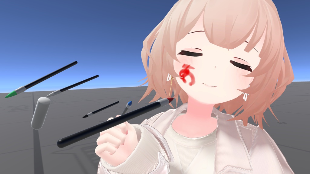 【VRChatワールド用】Avatar Painter アバターにお絵かきできるペン