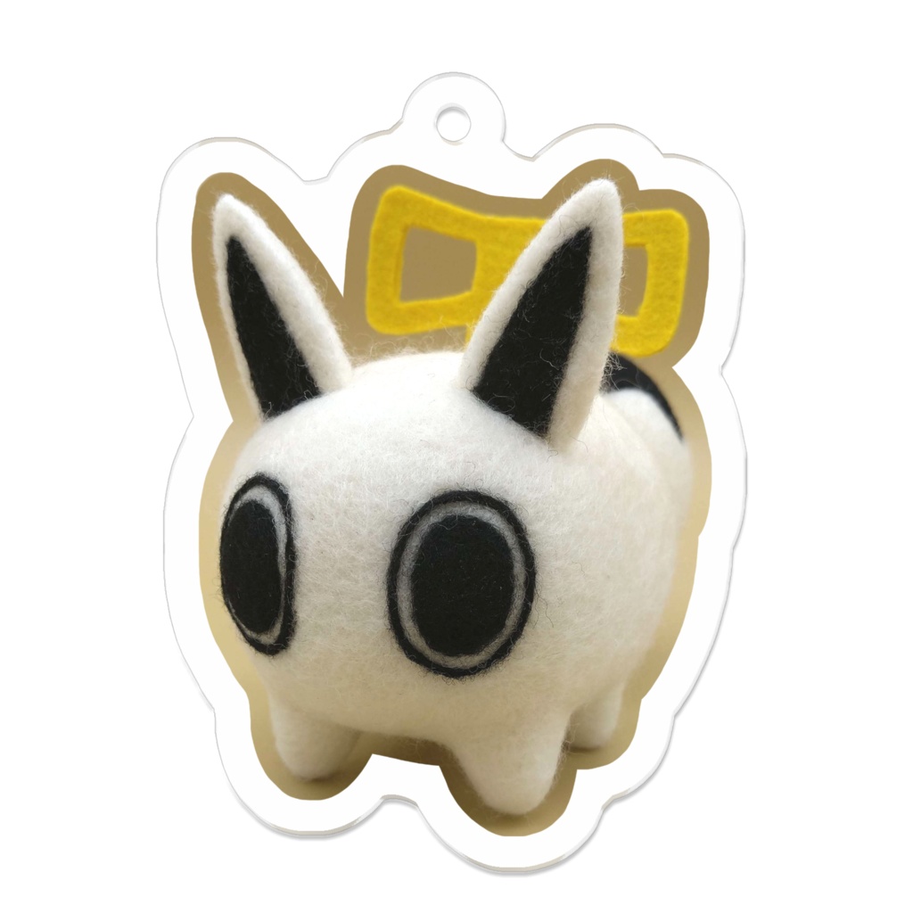 【非公式】羊毛ネジマキツネアクリルキーホルダー
