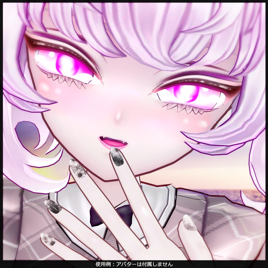 スイートフラワーネイルテクスチャ / MDollnail対応