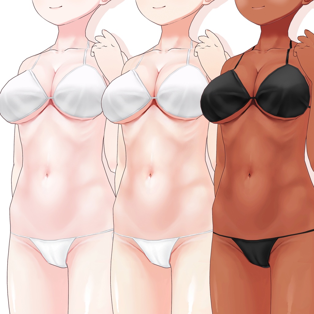 イイ感じの谷間スキン / #VRoid