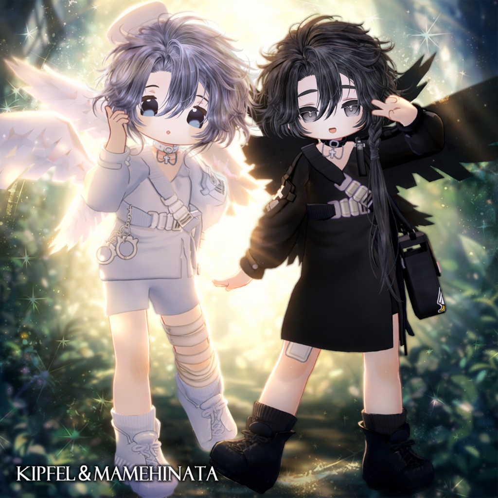 サイドロングヘア【12アバター対応】