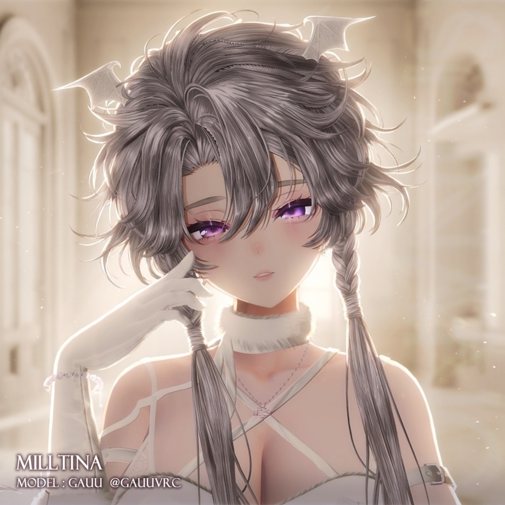 サイドロングヘア【12アバター対応】