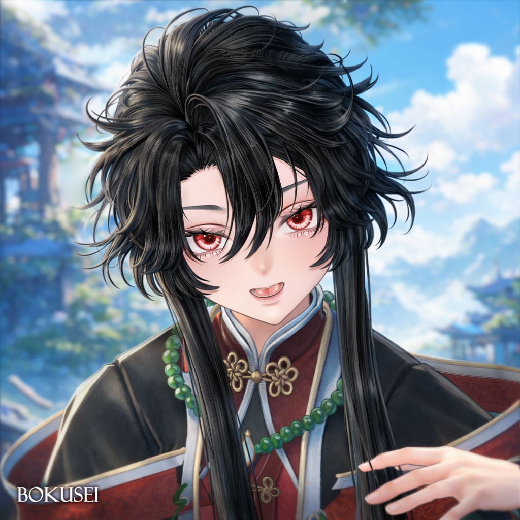 サイドロングヘア【12アバター対応】2/7対応追加予定