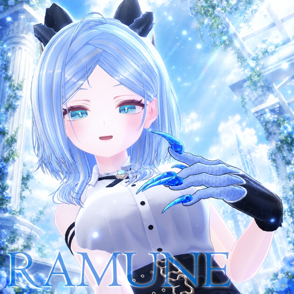 BobWolfHair- DragonStyle -【23アバター対応】