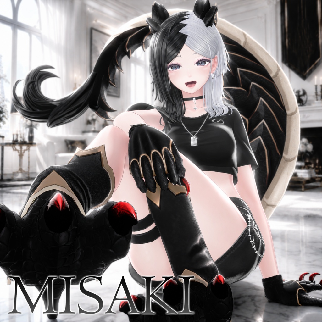 BobWolfHair- DragonStyle -【23アバター対応】