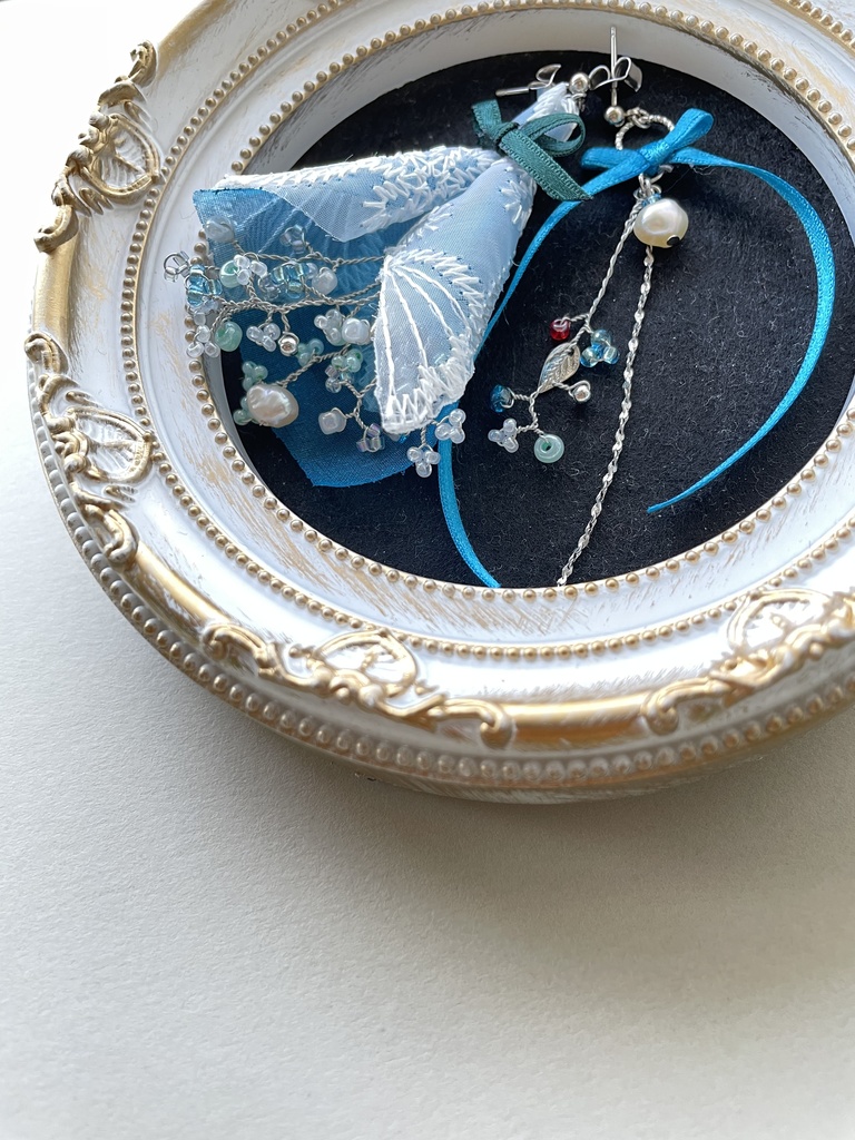 【男士からあなたへ】オーダーブーケの耳飾り