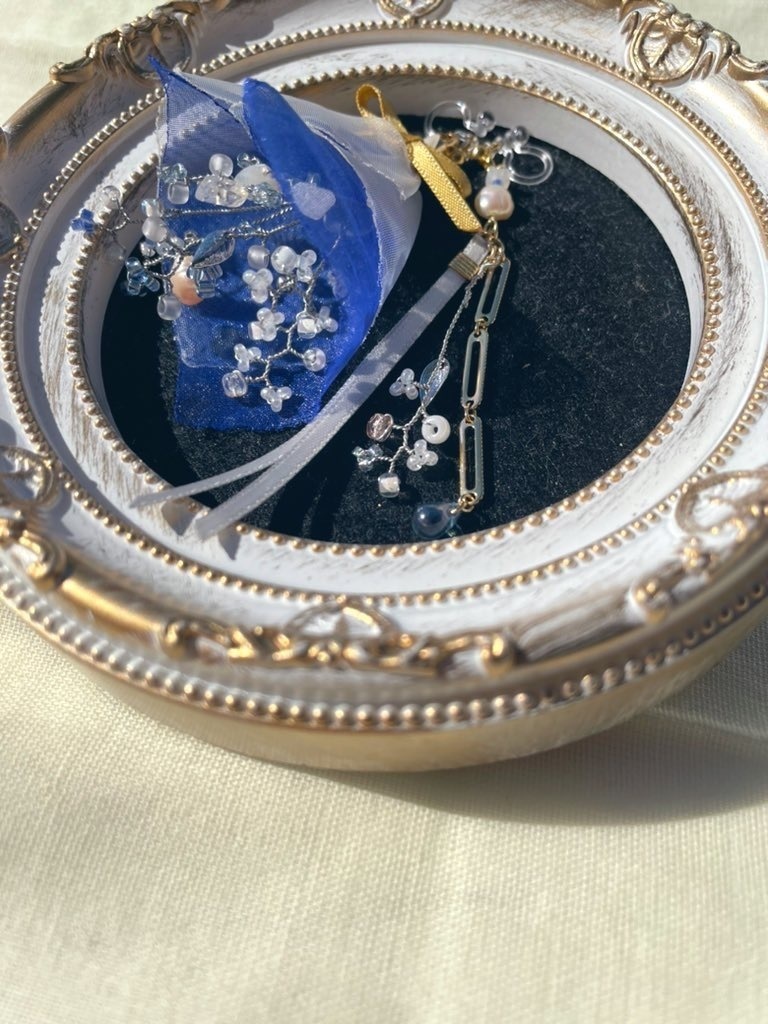 【男士からあなたへ】オーダーブーケの耳飾り