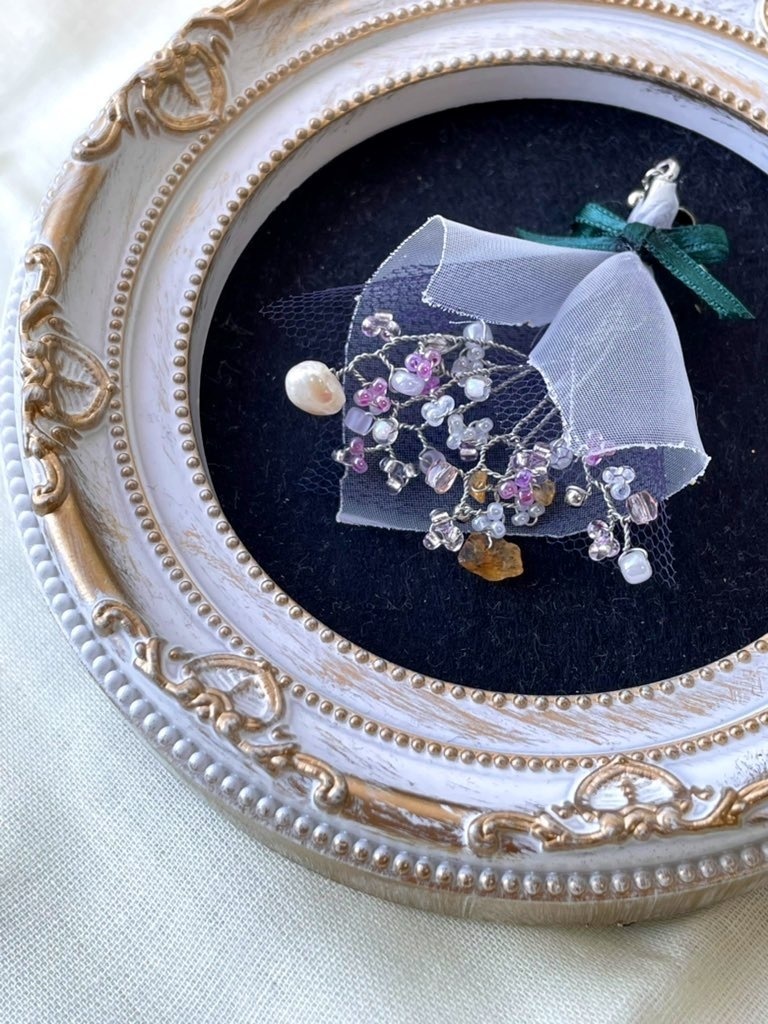 【男士からあなたへ】オーダーブーケの耳飾り