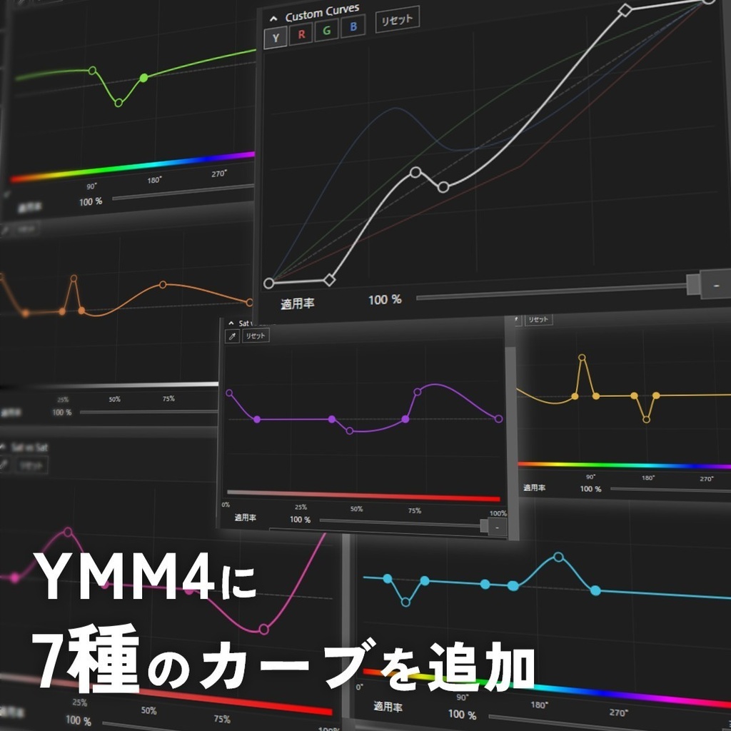 【YMM4プラグイン】みゅしゃかーぶ / MuchaCurve