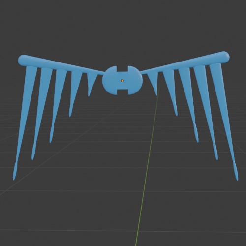 羽（Blender製）