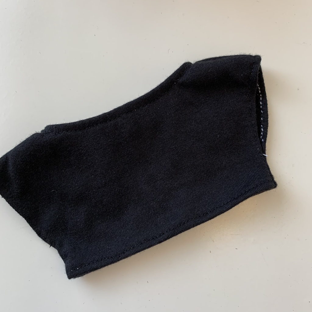 1/3 小悪魔 Tシャツ 黒 MDD DD ショート ドール服 オビツ50 48 羽 翼 悪魔 デビル 病みかわ