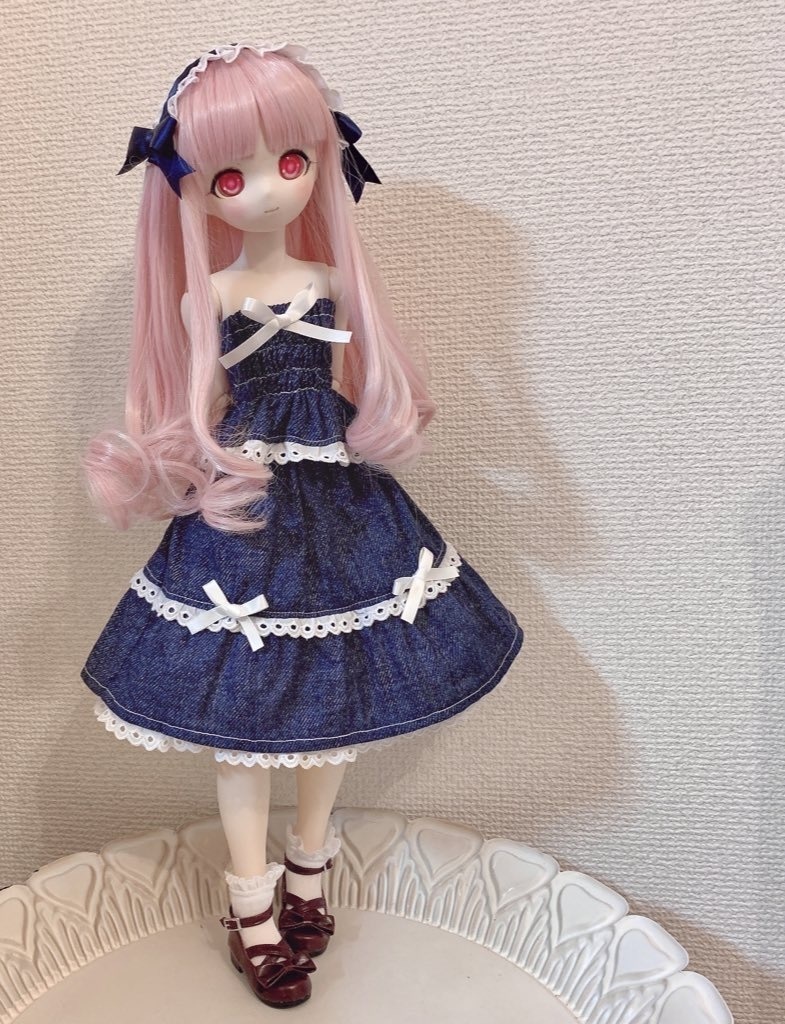 ペプラムドレスセット