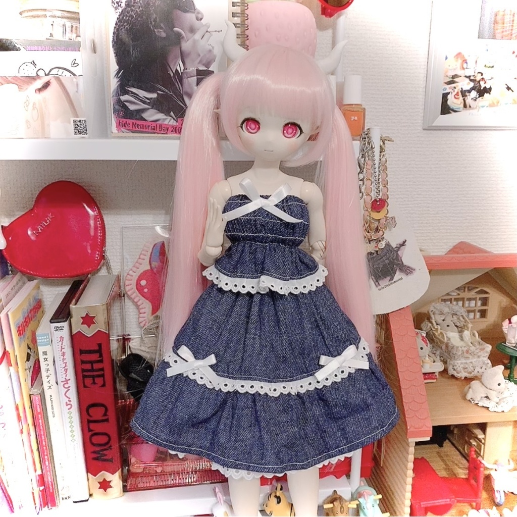 ペプラムドレスセット