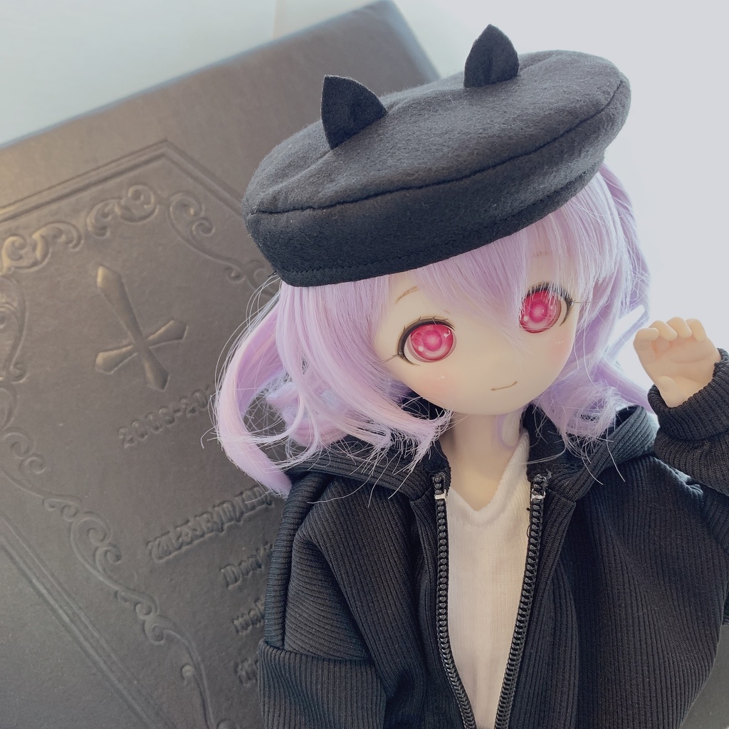 1/3 悪魔 パーカー 羽 MDD DD 黒 ドール服 オビツ50 ドール ハロウィン