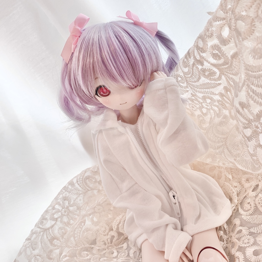 1/3 天使 パーカー ビッグ 羽 MDD DD 白 ドール服 オビツ50
