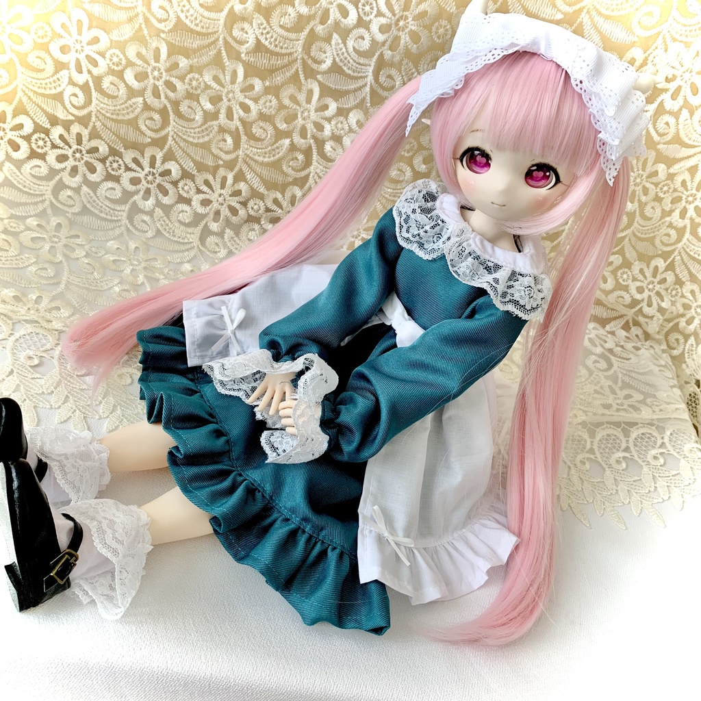 8. ドール アウトフィット ピンク MDD ドルフィードリーム メイド服スーパードルフィー