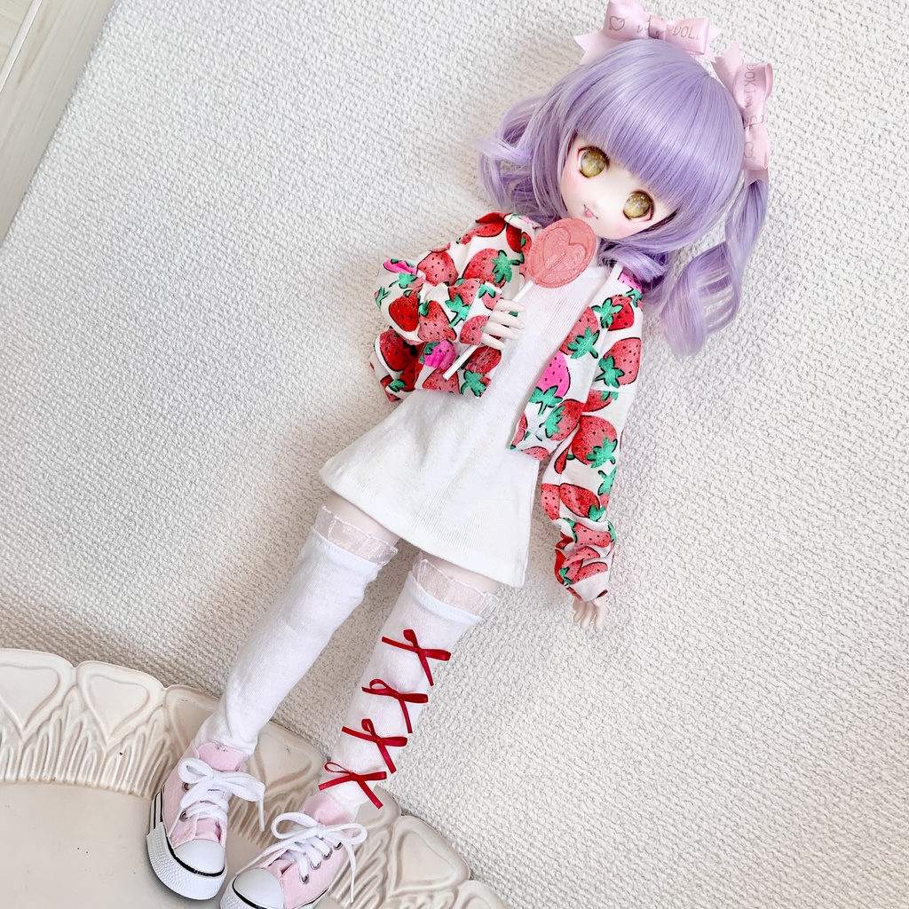 もちあし　MDD ニーハイソックス　ソックス　靴下　リボン　レース