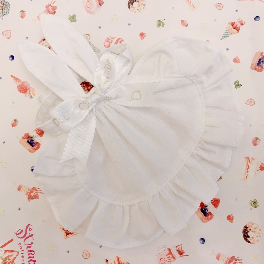 うさ耳エプロン 1/3 MDD DD MSD うさ耳 メイド ドール服