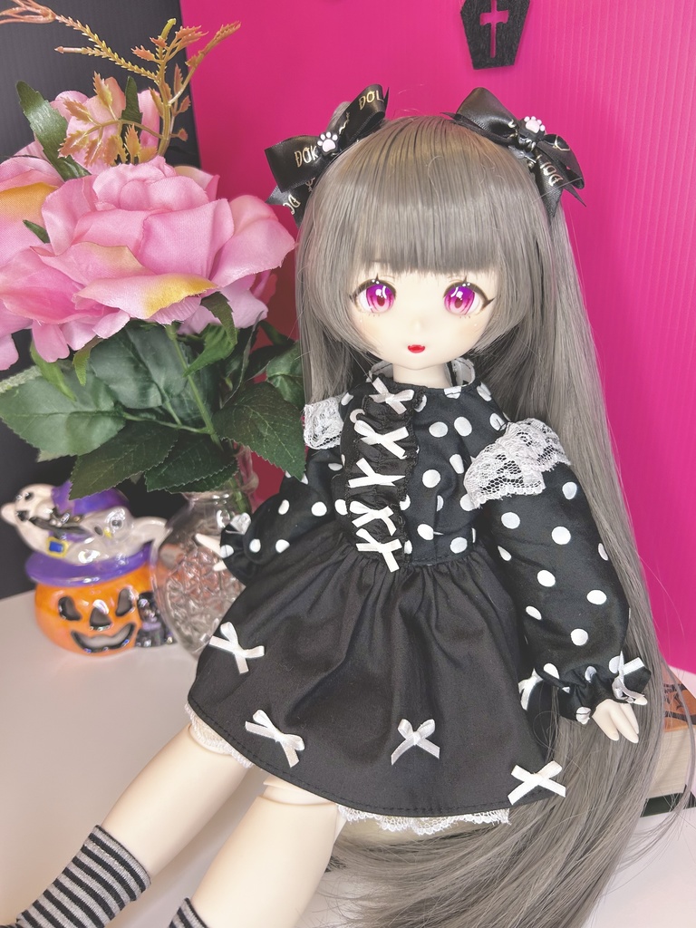 カスタム どきっ子 imomodoll 1/4 ヘッド ボディ 衣装 ウィッグ