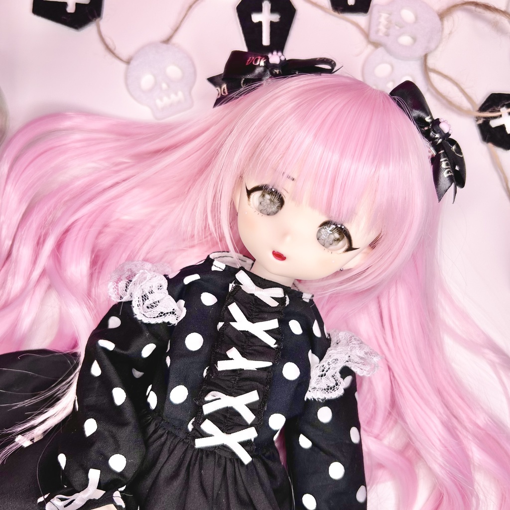 カスタム どきっ子 imomodoll 1/4 ヘッド ボディ 衣装 ウィッグ