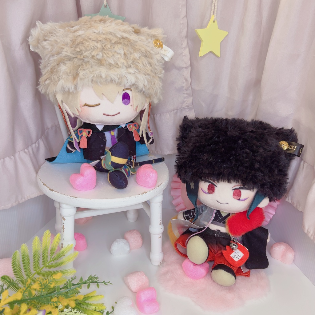 ねこ耳 ニット帽 ぬいぐるみ 20cm わんぱく 等