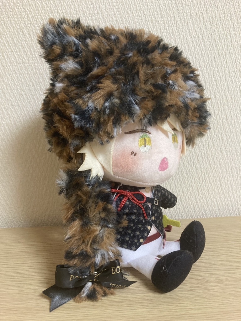 くま耳 ねこ耳 ニット帽 ぬいぐるみ 20cm わんぱく 等
