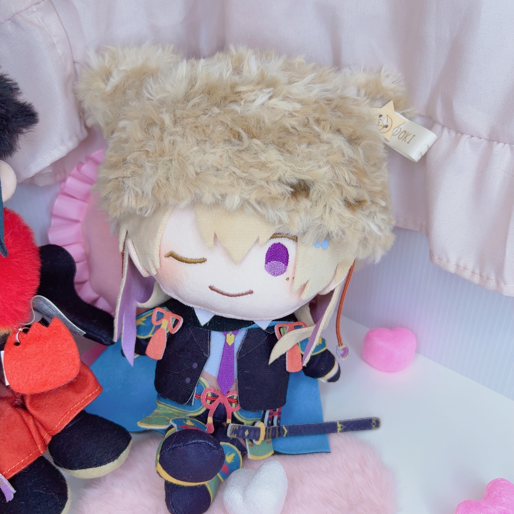 くま耳 ニット帽 ぬいぐるみ 20cm わんぱく 等