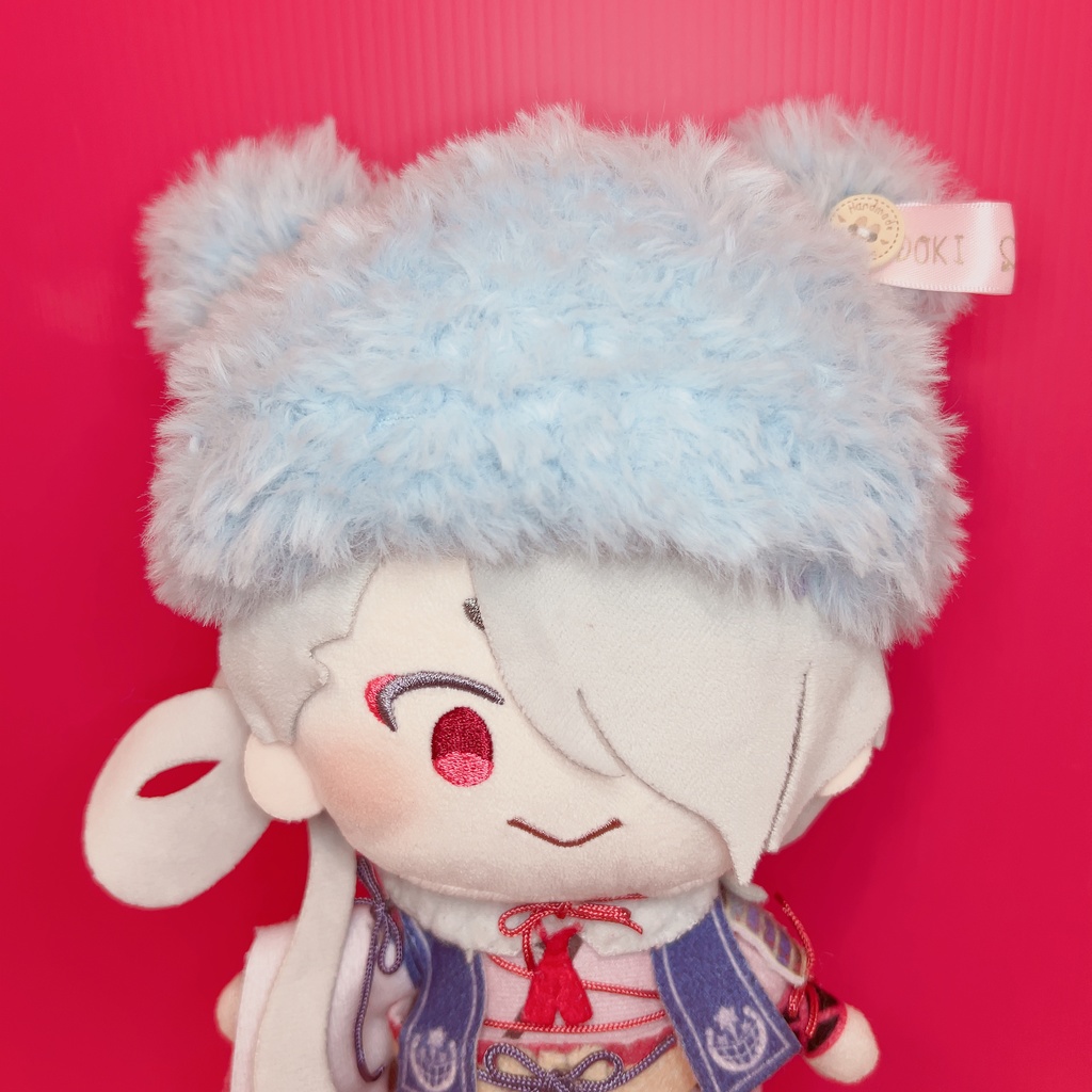 くま耳 ねこ耳 ニット帽 ぬいぐるみ 20cm わんぱく 等