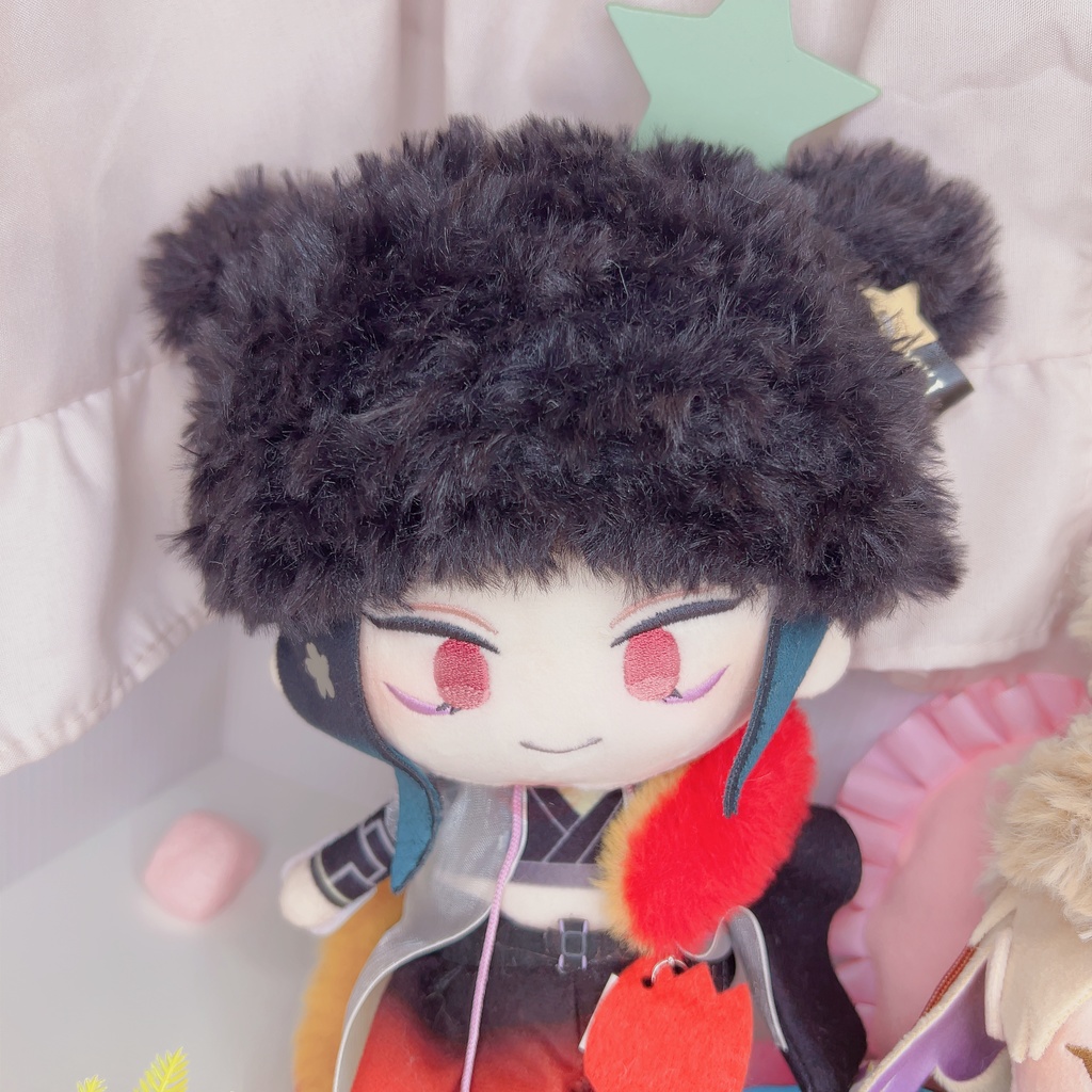 くま耳 ニット帽 ぬいぐるみ 20cm わんぱく 等