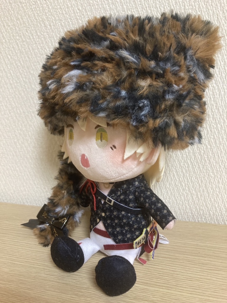 くま耳 ねこ耳 ニット帽 ぬいぐるみ 20cm わんぱく 等