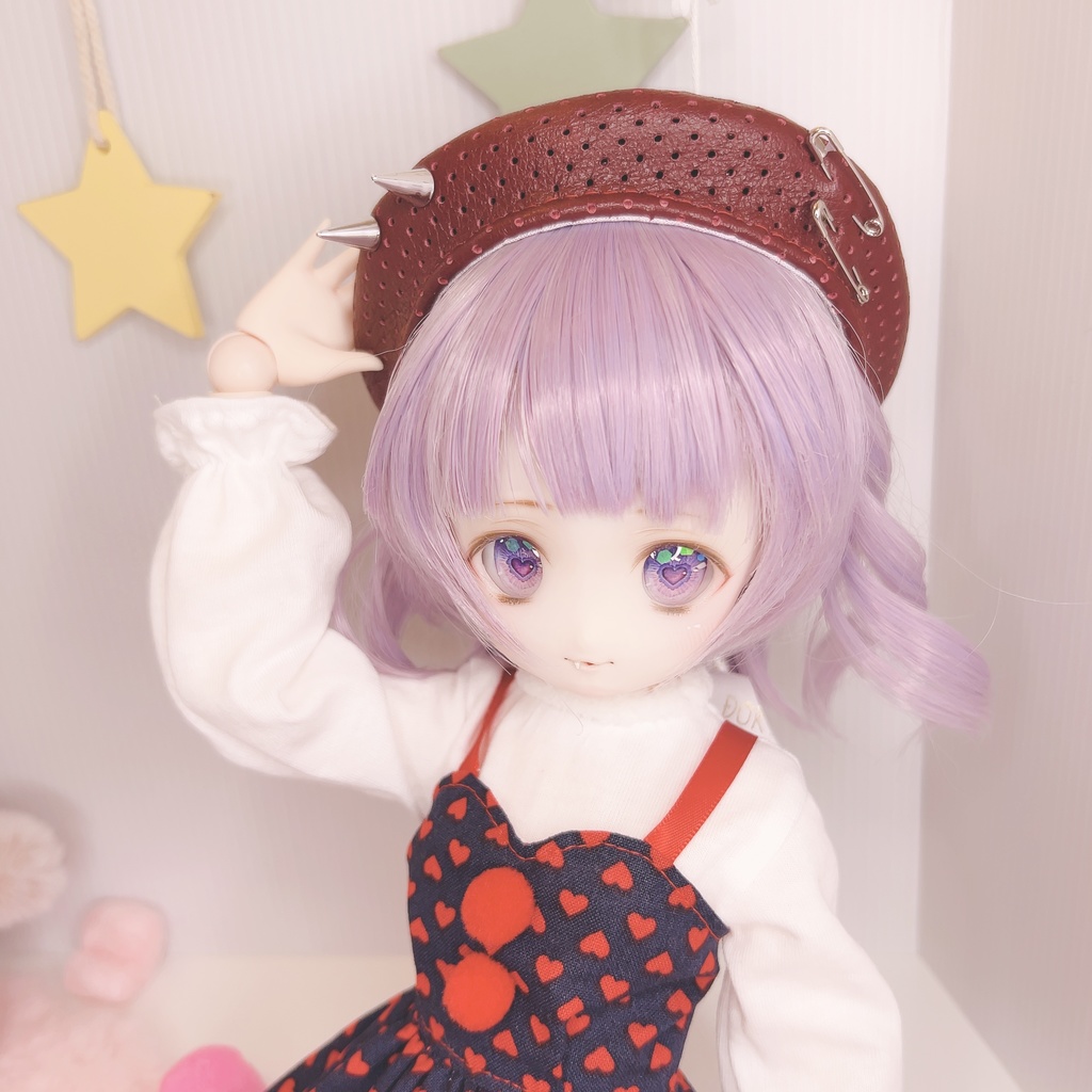 MDD ワンピース もちあし ドール服 1/3 1/4 アウトフィット ハートいっぱいワンピ