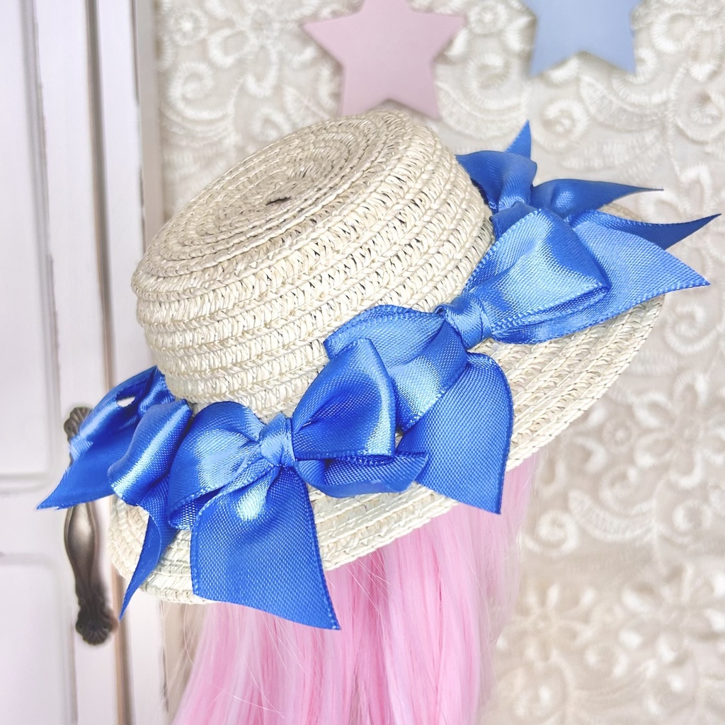 ドール 麦わら帽子 1/3 DD MDD ドール服 ドール用アクセサリー 帽子 ロリータ系