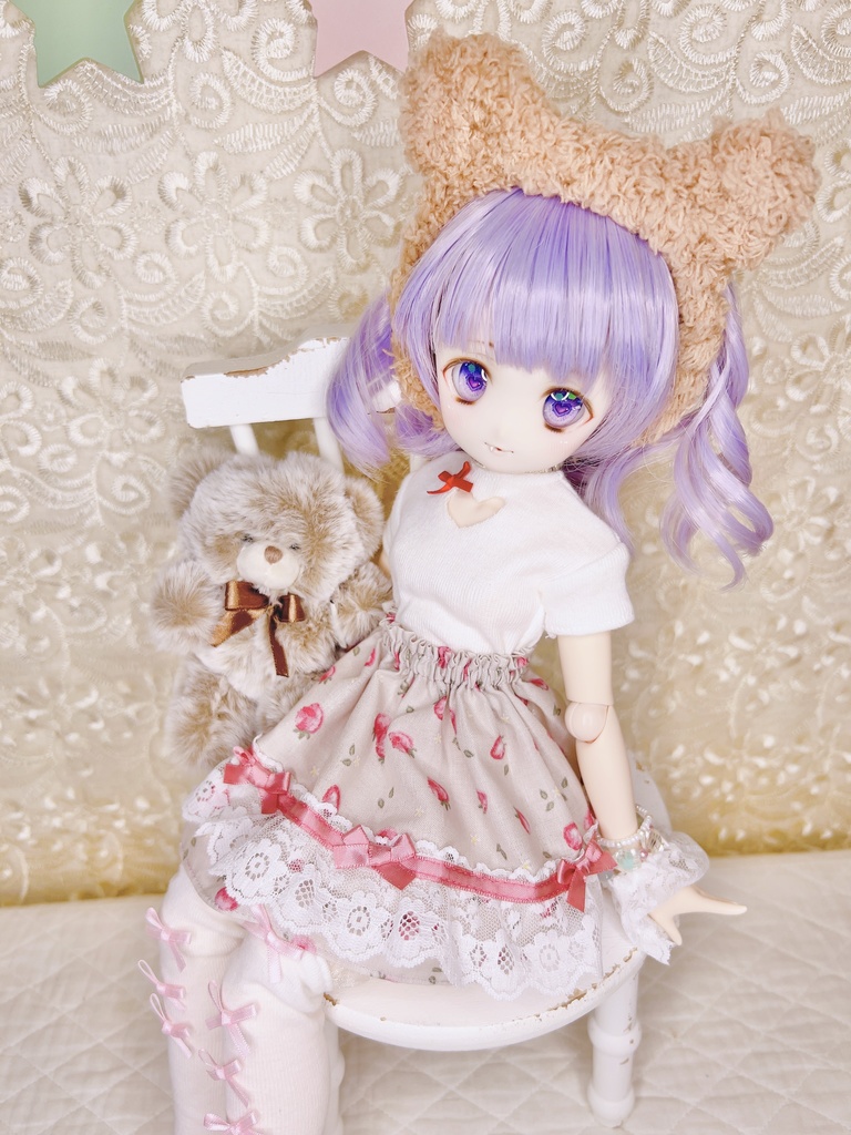 苺スカート 1/3 1/4 imomodoll MDD ドール服