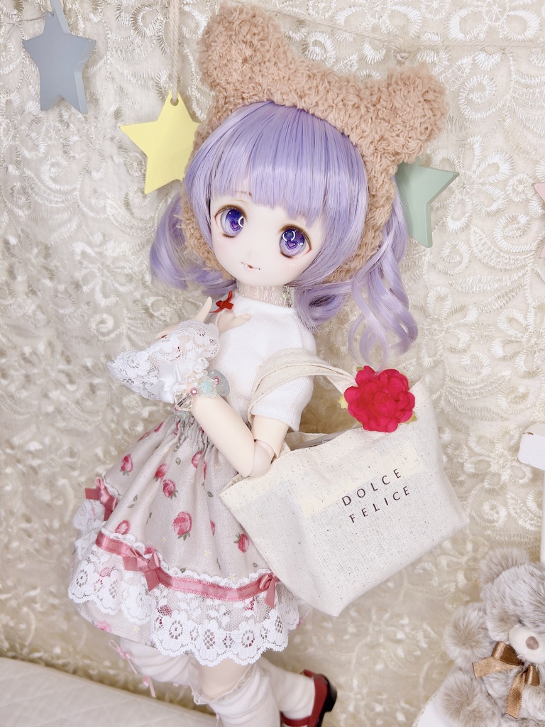 苺スカート 1/3 1/4 imomodoll MDD ドール服