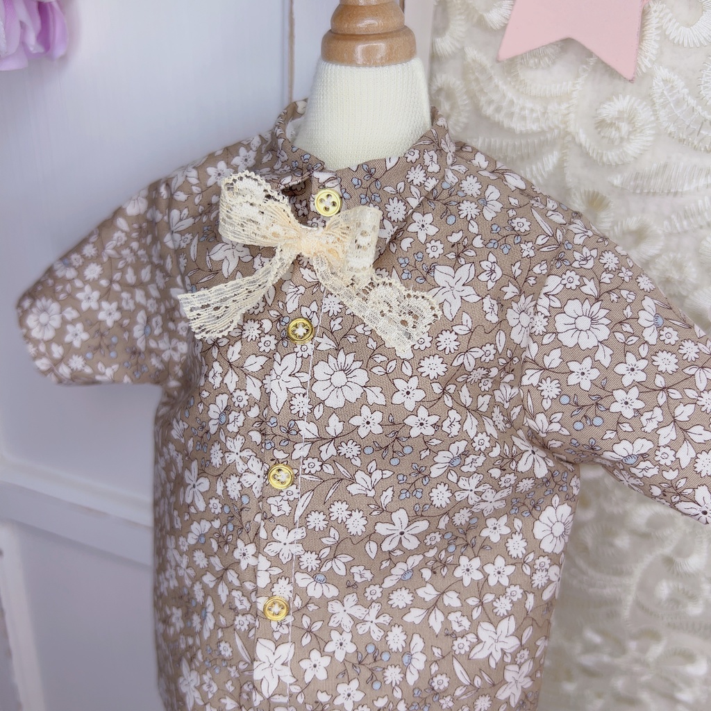 【〜60cm】ボタニカル柄シャツ DDB DD MDD