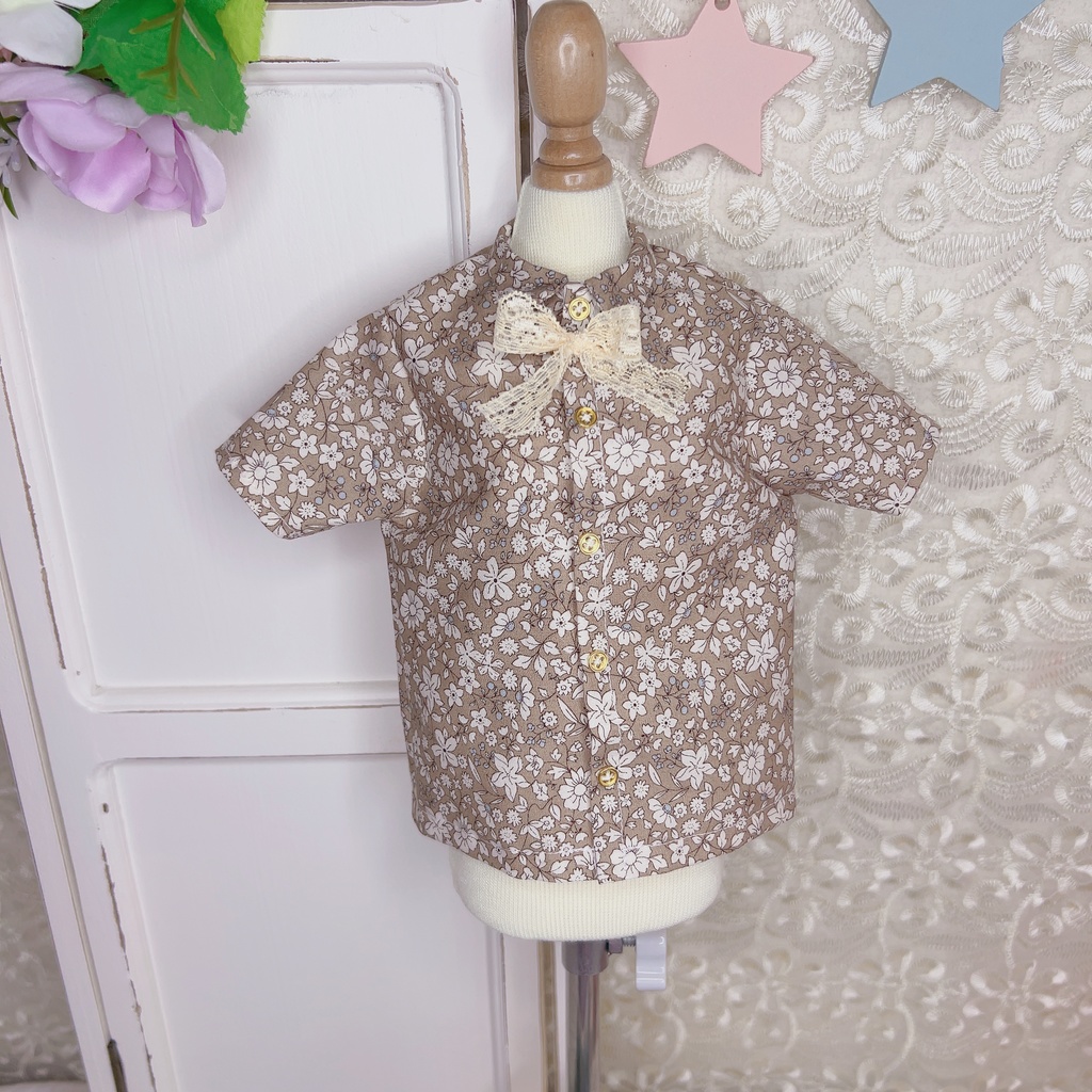 【〜60cm】ボタニカル柄シャツ DDB DD MDD