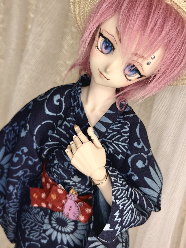 男の子 浴衣 1/3 DDB DD 着物 和服 アウトフィット 60cmドール