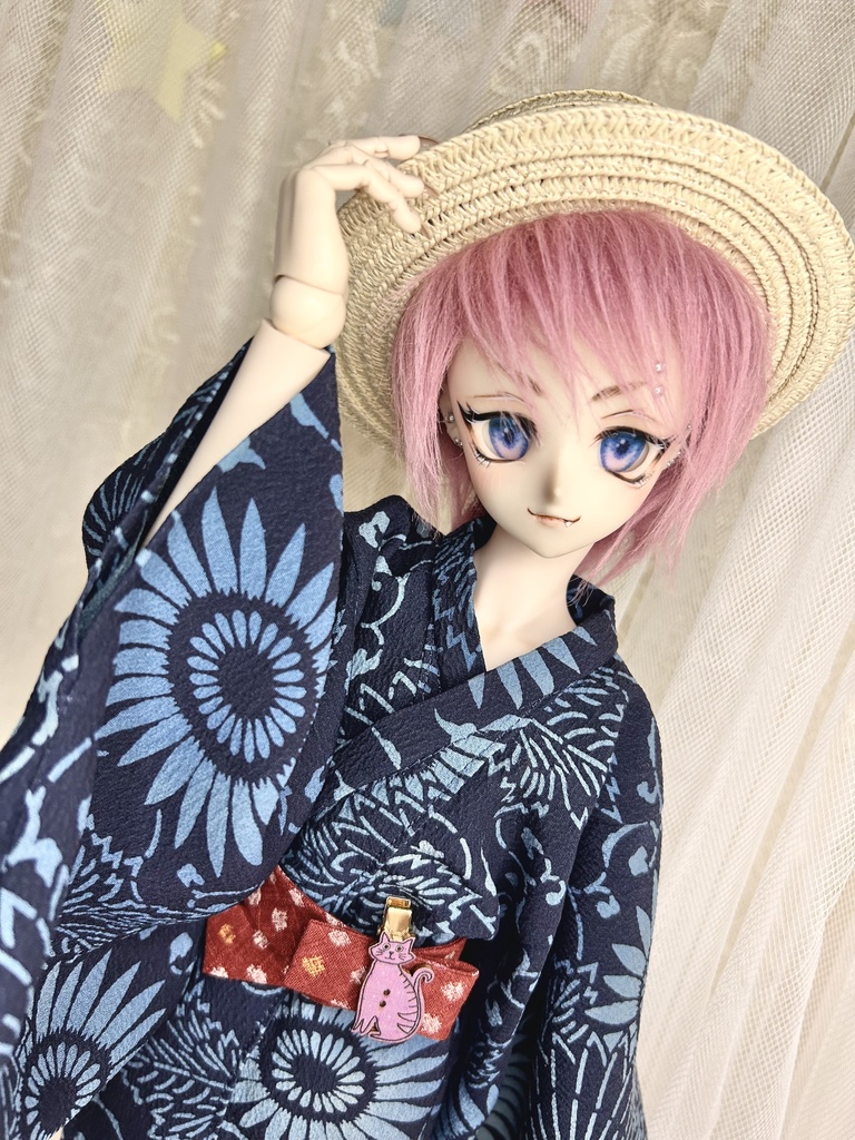男の子 浴衣 1/3 DDB DD 着物 和服 アウトフィット 60cmドール