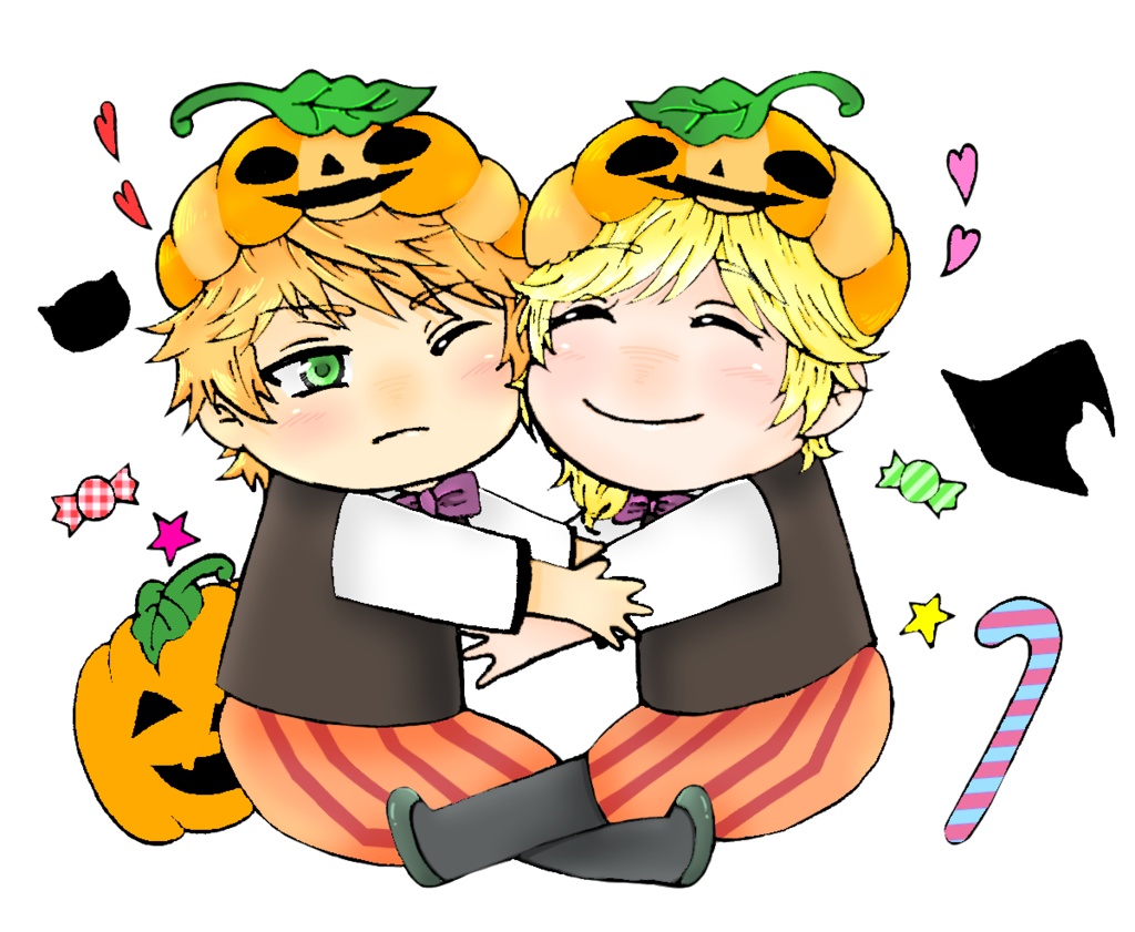 【回転クリップ付】ちびベスくん＆ちびシャルちゃん アクリルスタンド