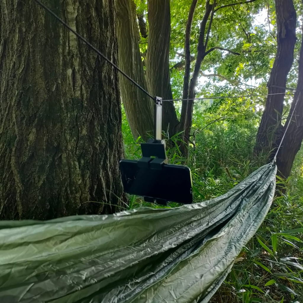 ハンモック用スマホホルダー